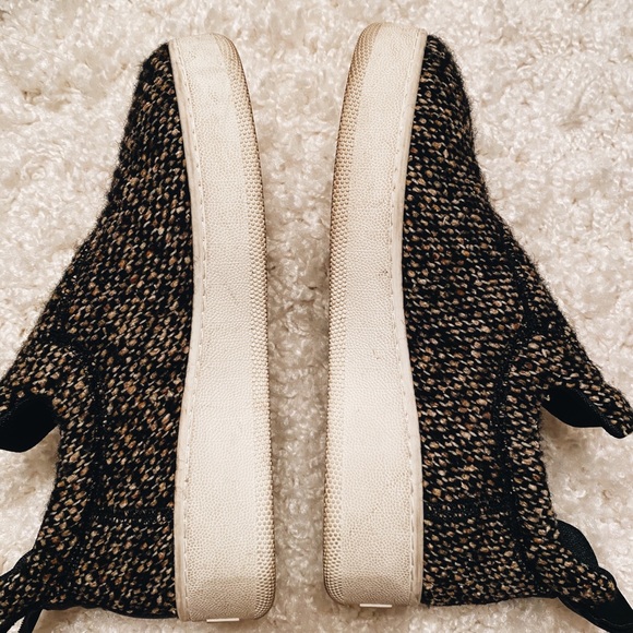 Women’s Celine Black Tweed Slip-On Sneakers - Picture 1 of 5